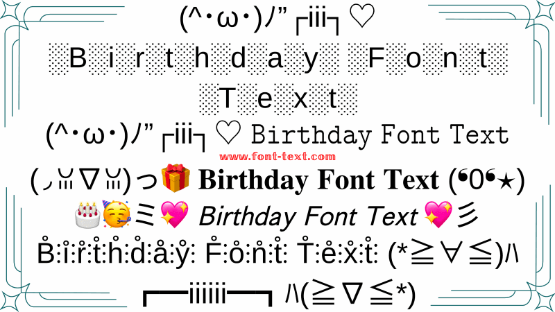 birthday-font-text